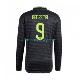 Koszulka Real Madryt Karim Benzema 9 Trzeci Koszulki Piłkarskie 2022-2023 Długi Rękaw